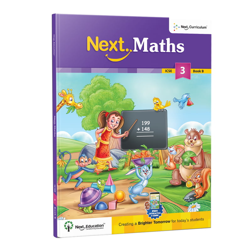 Next Maths - Secondary School ICSE book for 3rd class / Level 3 Book B