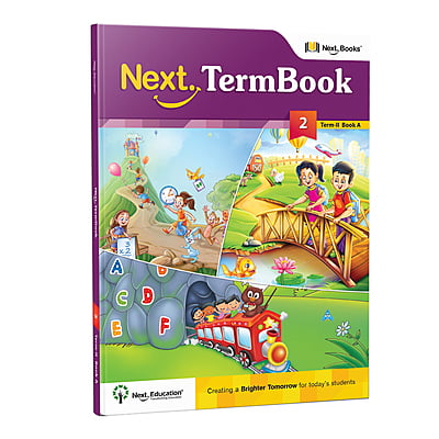 Next Term 2 Book combo Text book with Maths, English and EVS for class 2 / level 2 Book A