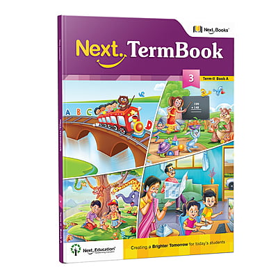 Next Term 2 Book combo Text book with Maths, English and EVS for class 3 / level 3 Book A