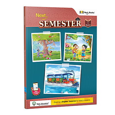 Next Semester class 1 combo CBSE Textbook Maths + English + Environmental science Book B