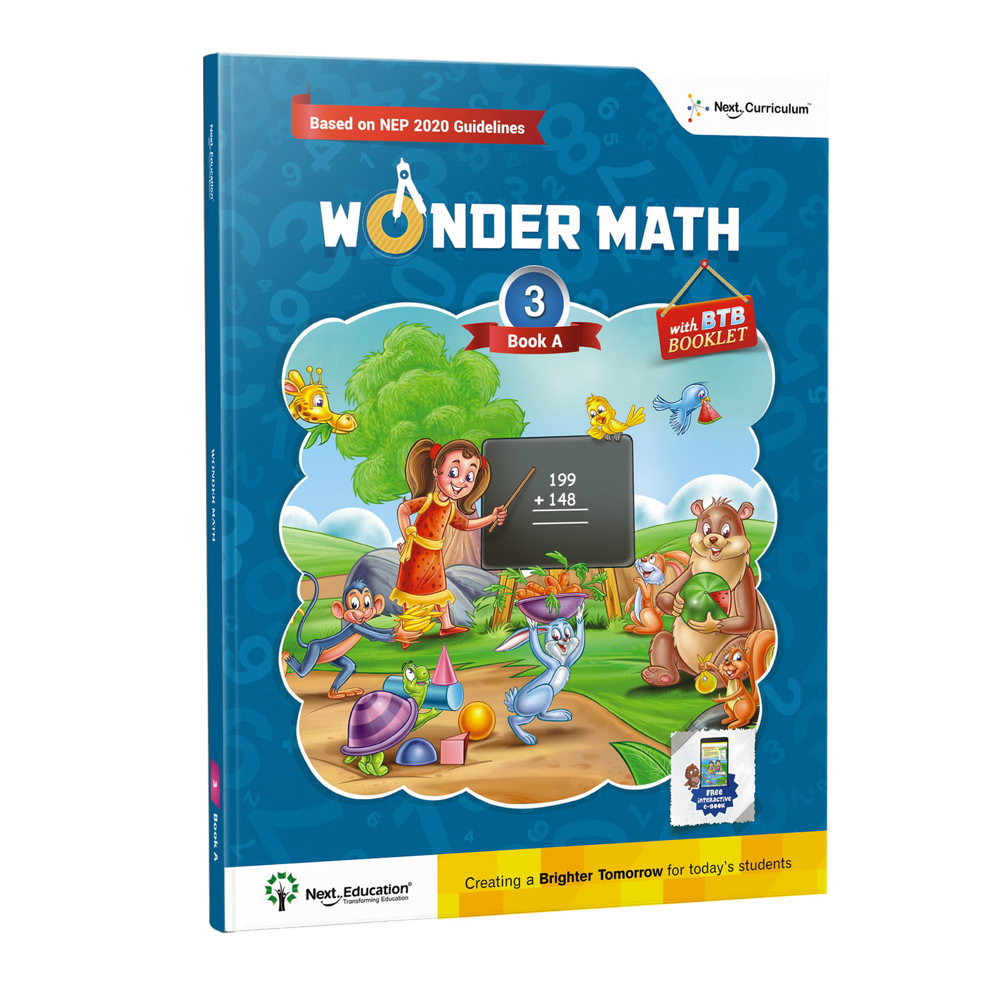 Wonder Math TextBook for - Secondary School CBSE 3rd class / Level 3 Book A New Education Policy (NEP) Edition Wonder Math TextBook for - Secondary School CBSE 3rd class / Level 3 Book A New Education Policy (NEP) Edition