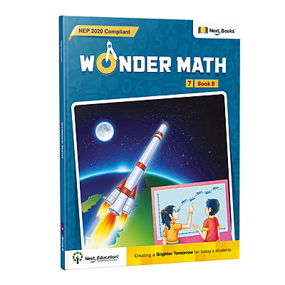 Wonder Math Level 7 Book B - NEP Edition | Next Education CBSE Math Book for Class 7