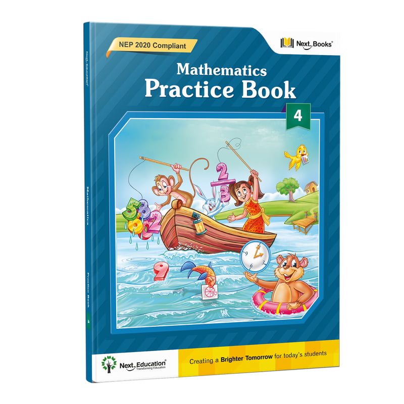 Next Term Book - Maths - Level 4 - Practice Book | CBSE Maths Term Book for class 4 by Next Education