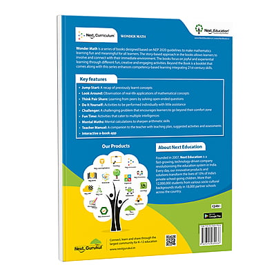 Wonder Math WorkBook for - Secondary School CBSE 1st class / Level 1 Book B New Education Policy (NEP) Edition
