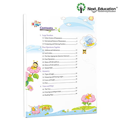 Next Maths - Secondary School CBSE Workbook for class 5 Book C