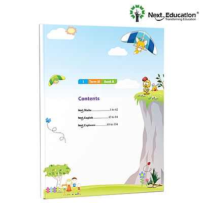 Next Term 3 Book combo WorkBook with Maths, English and EVS for class 1 / level 1 Book B