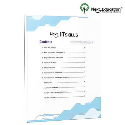 Next IT Skills Computer TextBook for CBSE Class 4 / Level 4 - Secondary School