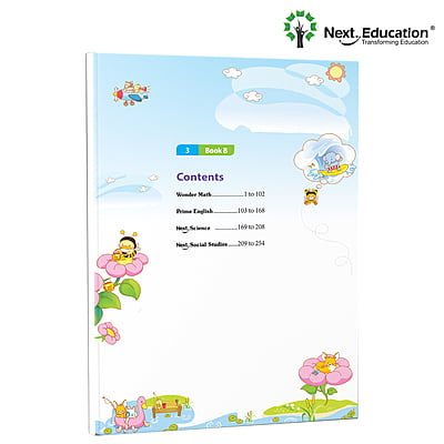 Next Semester class 3 combo CBSE Textbook Maths + English + Environmental science Book B