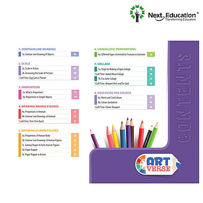 Artverse Level 3 /class 3 Book with Craft material Artverse Level 3 /class 3 Book with Craft material