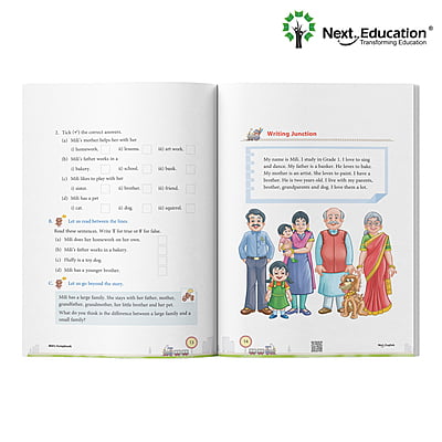 Next English - Secondary School ICSE Textbook for - Secondary School 1st class / Level 1 Book A