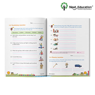 Next English - Secondary School CBSE Work book for class 1 Book C