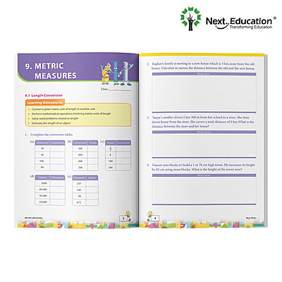 Next Term 3 Book combo WorkBook with Maths, English and EVS for class 4 / level 4 Book B