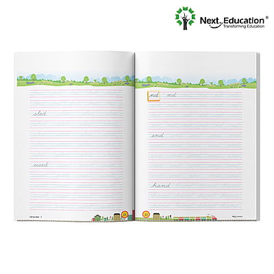 Next English Cursive Writing Practise book for - Secondary School CBSE Class 1 / Level 1