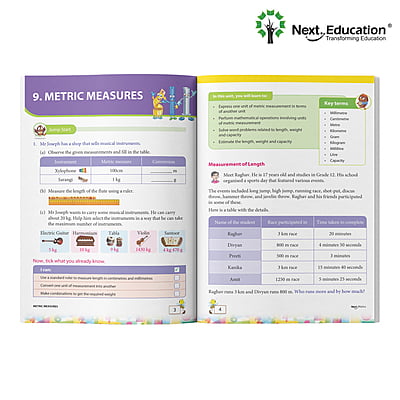 Next Term 3 Book combo Text book with Maths, English and EVS for class 4 / level 4 Book A