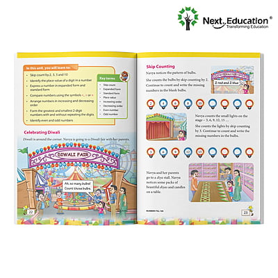 Next Term 2 Book combo Text book with Maths, English and EVS for class 2 / level 2 Book A