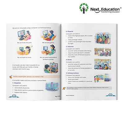 Next IT Skills Computer TextBook for CBSE Class 1 / Level 1 - Secondary School