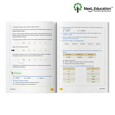 Next Semester class 4 combo CBSE Textbook Maths + English + Environmental science Book A