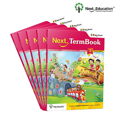 Next Term 3 Book combo Text book with Maths, English and EVS for class 2 / level 2 Book A