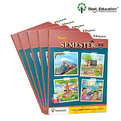 Next Semester class 3 /level 3 combo CBSE Textbook Maths + English + Environmental science Book A