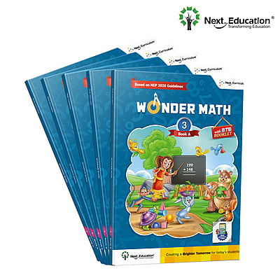 Wonder Math TextBook for - Secondary School CBSE 3rd class / Level 3 Book A New Education Policy (NEP) Edition