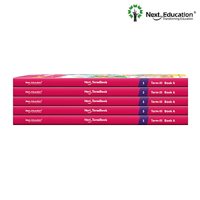 Next Term 3 Book combo Text book with Maths, English and EVS for class 5 / level 5 Book A