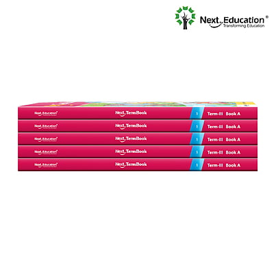 Next Term 3 Book combo Text book with Maths, English and EVS for class 1 / level 1 Book A