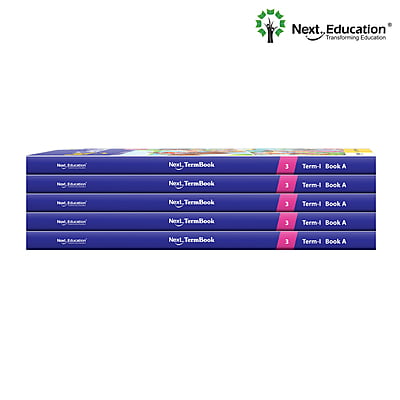 Next Term 1 Book combo Text book with Maths, English and EVS for class 3 / level 3 Book A