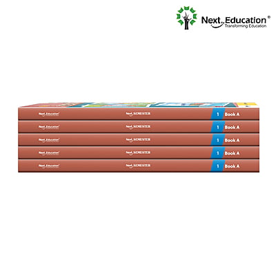 Next Semester class 1 combo CBSE Textbook Maths + English + Environmental science Book A