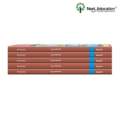 Next Semester class 1 combo CBSE Textbook Maths + English + Environmental science Book B