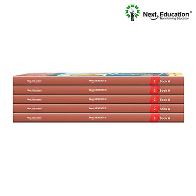 Next Semester class 2 combo CBSE Textbook Maths + English + Environmental science Book A